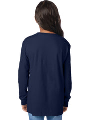 Hanes Kids' Garment Dyed Long Sleeve T-Shirt