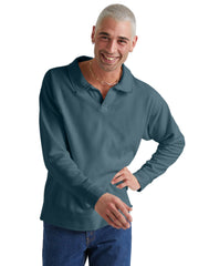 Hanes Men's Garment Dyed Fleece Polo