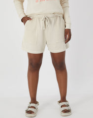 Hanes Women's Garment Dyed French Terry Shorts, 4"