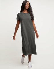 Hanes Women's Garment Dyed Midi Dress