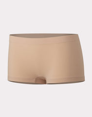 Hanes Girls' Tween Underwear Seamless Boyshort Pack, Neutrals, 4-Pack