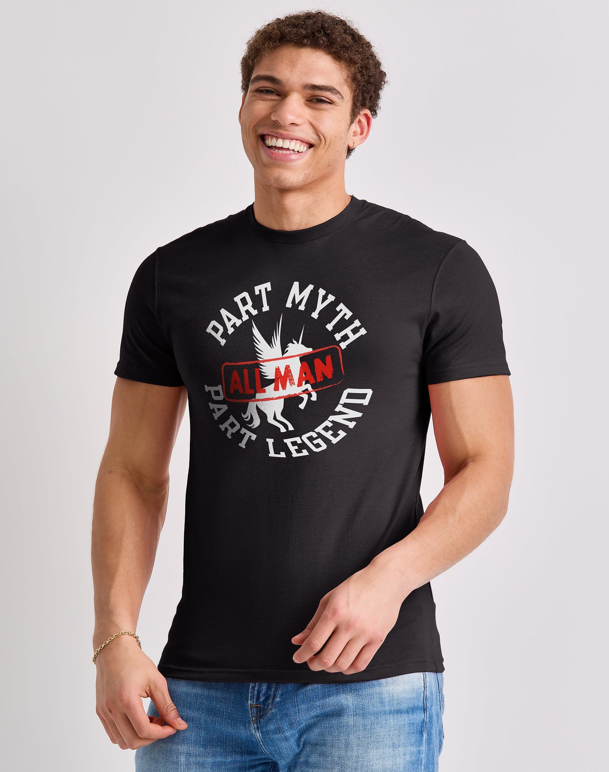 Hanes Men's All Man Graphic Tee