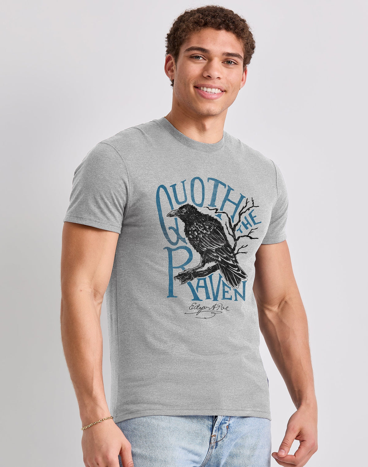 Hanes Men's Edgar Allen Poe Graphic Tee