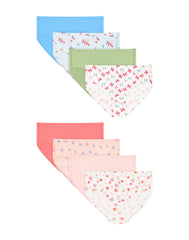 Hanes Ultimate Pure Comfort Girls' Brief Underwear, Cotton, 8-Pack