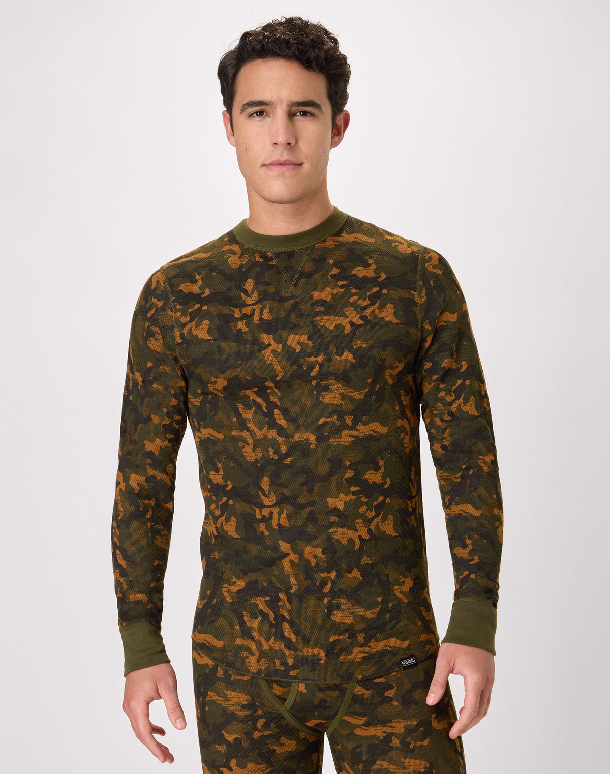 Hanes Men's Long-Sleeve Thermal Shirt, Reversible, Crewneck