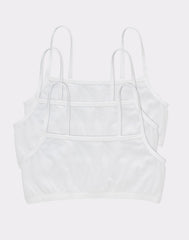 Hanes Women's String Crop Bralette, 3-Pack
