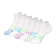 Hanes Absolute Active Ankle Socks Pack, 6-Pack, Heel-Shield Girls' School Socks