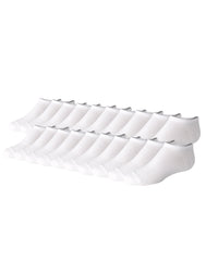 Hanes Girls' No Show Socks, Super Value Pack, 20-Pairs