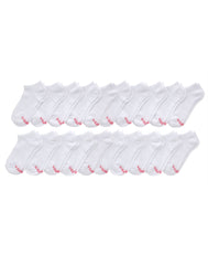 Hanes Girls' No Show Socks, Super Value Pack, 20-Pairs