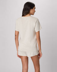 Hanes Originals SuperSoft Comfywear Women's Pajama Set, Loungewear T-Shirt & Sleep Shorts
