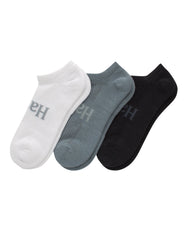 Hanes Originals Men's SuperSoft No Show Socks, 3-Pairs