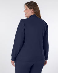 Hanes Comfort Fit Scrubs Women's Scrub Bomber Jacket