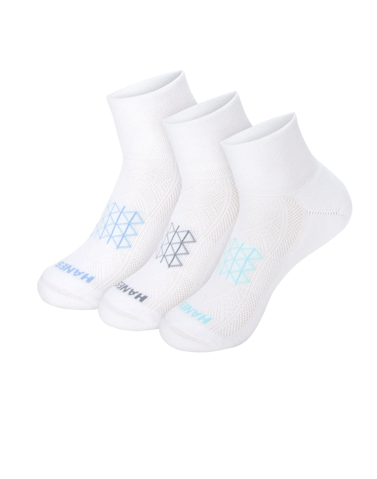 Hanes Absolute Run Women's Ankle Socks, 3-Pairs