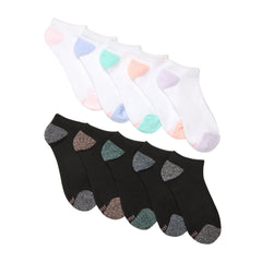 Hanes Moves Women's No Show Socks, X-Temp, Shoe Size 5-9, 10-Pairs