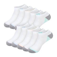 Hanes Moves X-Temp Women's No Show Socks, 10-Pairs, Shoe Sizes 8-12