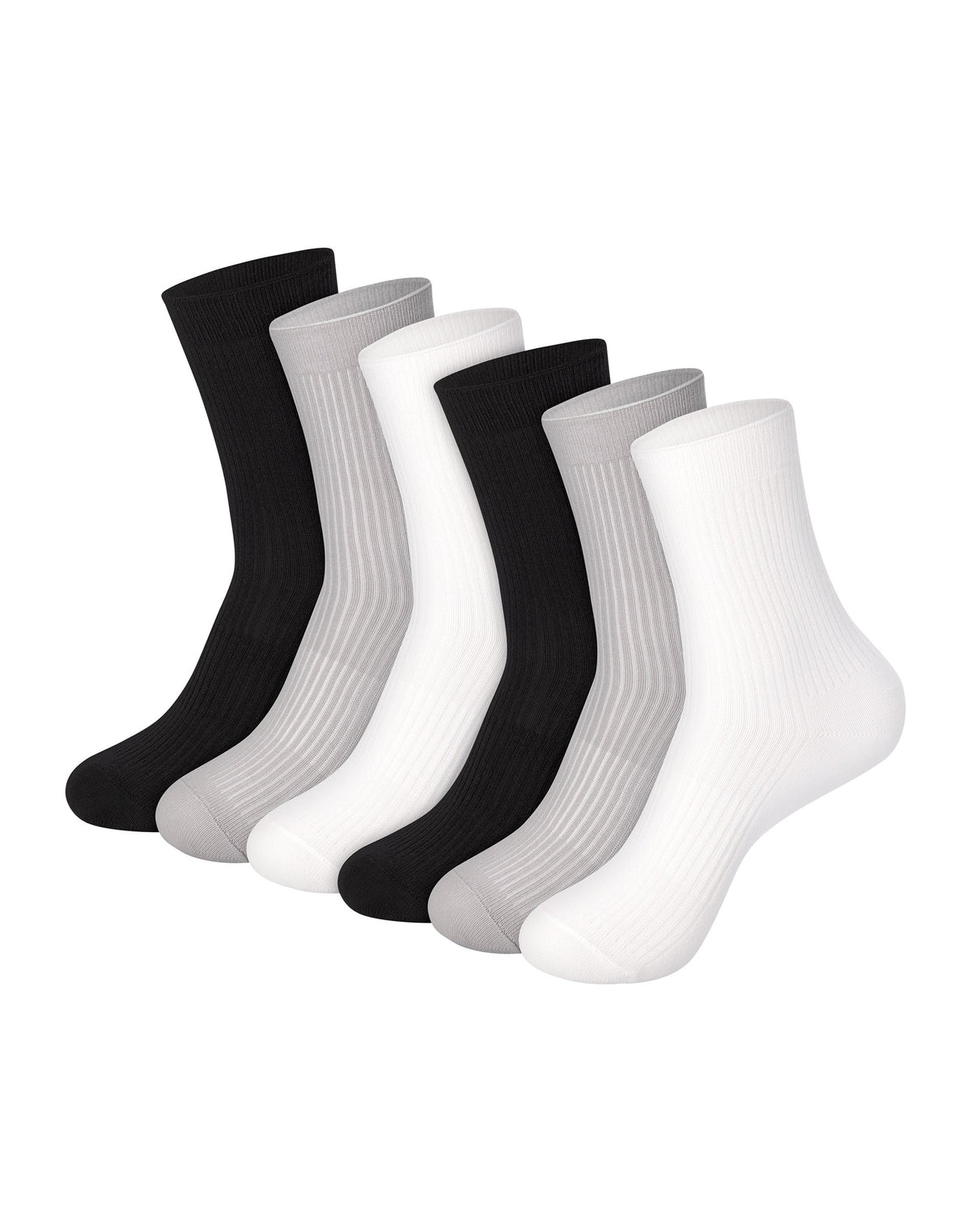 Hanes Originals Women's SuperSoft Crew Socks, 6-Pairs