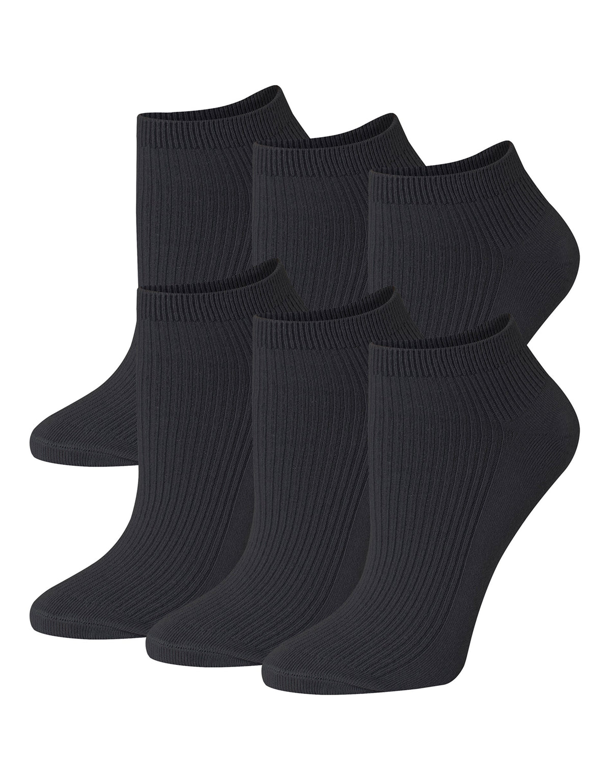 Hanes Originals Women's SuperSoft No Show Socks, 6-Pairs