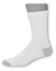 Hanes Men's Cushioned Crew Socks Pack, 20 Pairs, Lightweight, Moisture Wicking