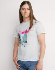Hanes Men's Cotton Graphic T-Shirt, Street Scene