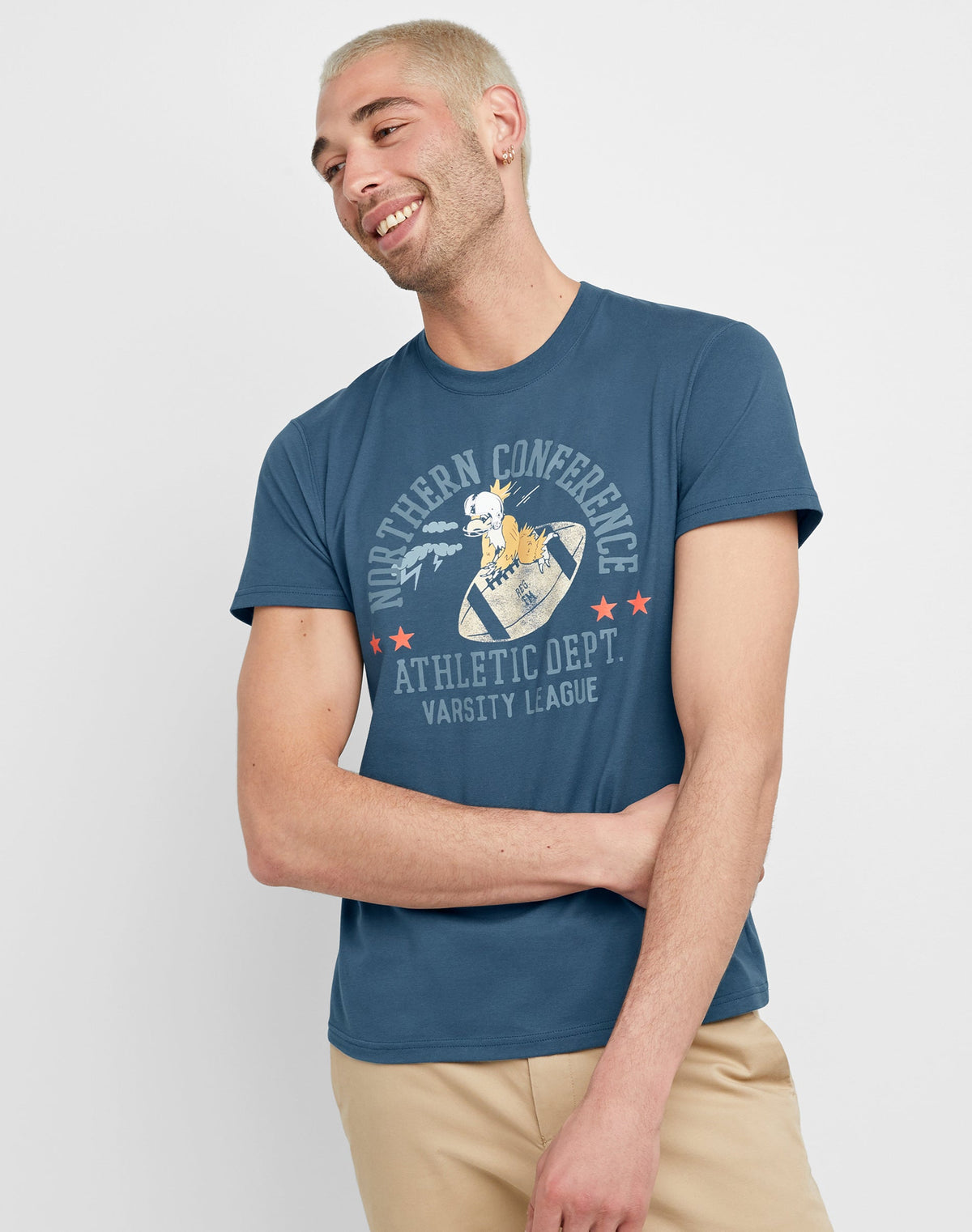 Hanes Men's Cotton Graphic T-Shirt, Northern Conference