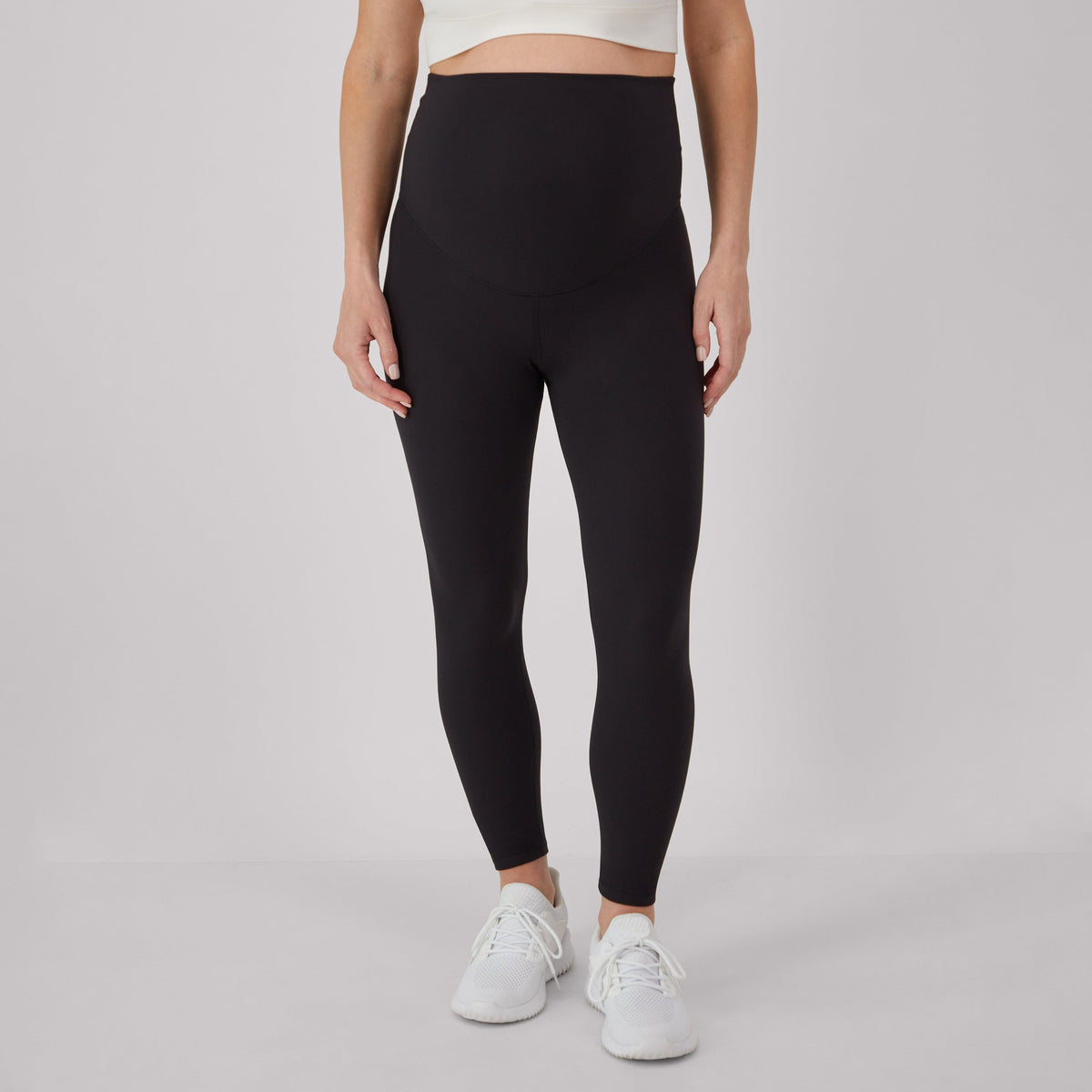 Hanes Maternity Women's Leak Protection 7/8 Leggings, 25" Inseam