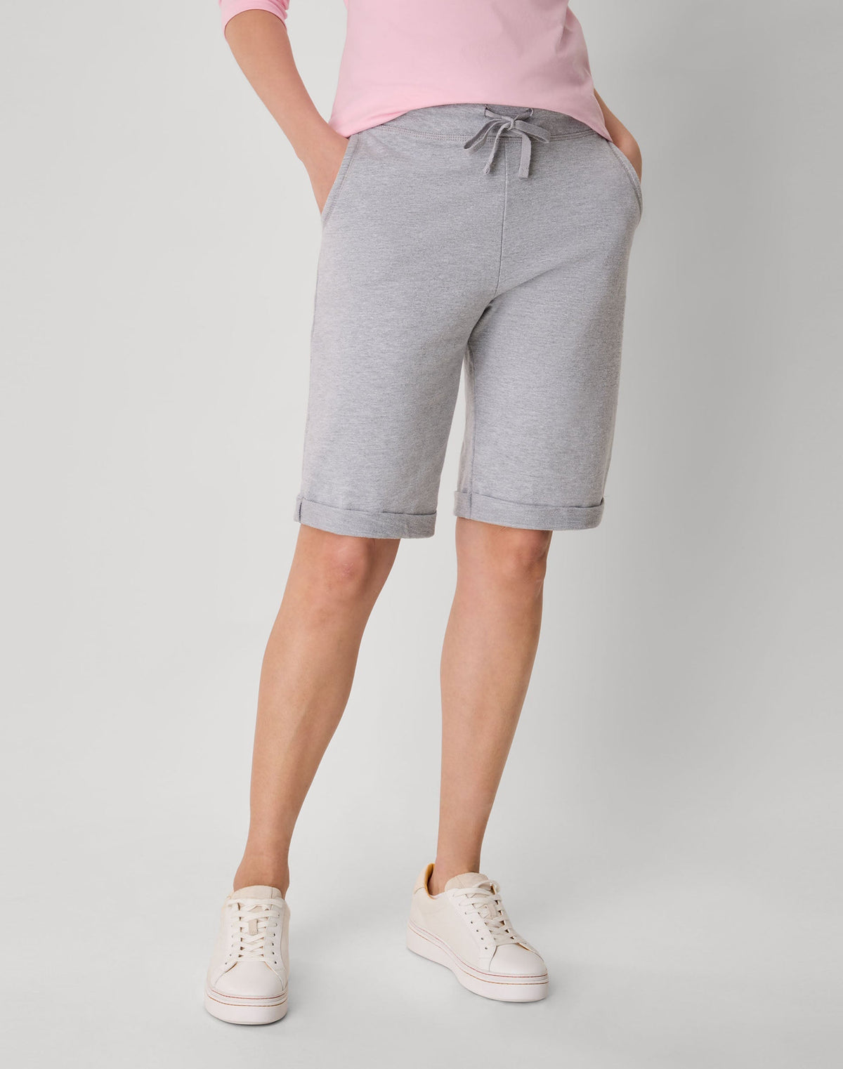 Hanes Women's French Terry Bermuda Shorts, 11"