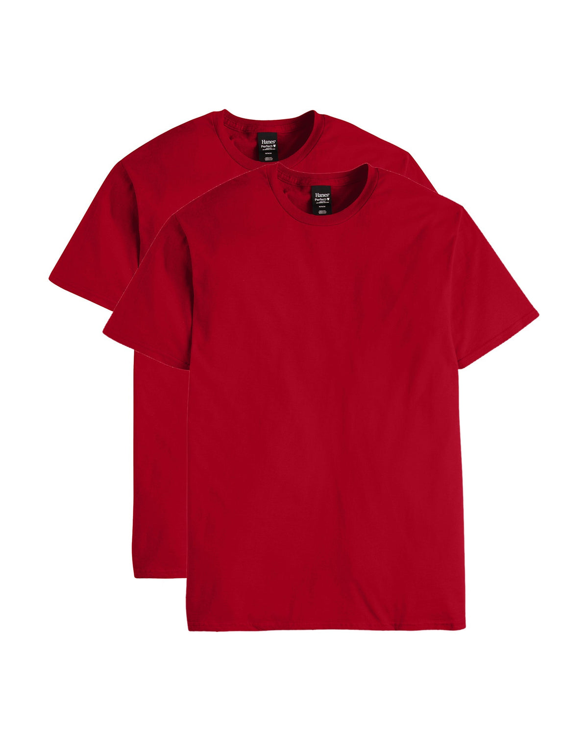 Hanes Perfect-T Men's Short Sleeve Cotton T-Shirt, 2-Pack