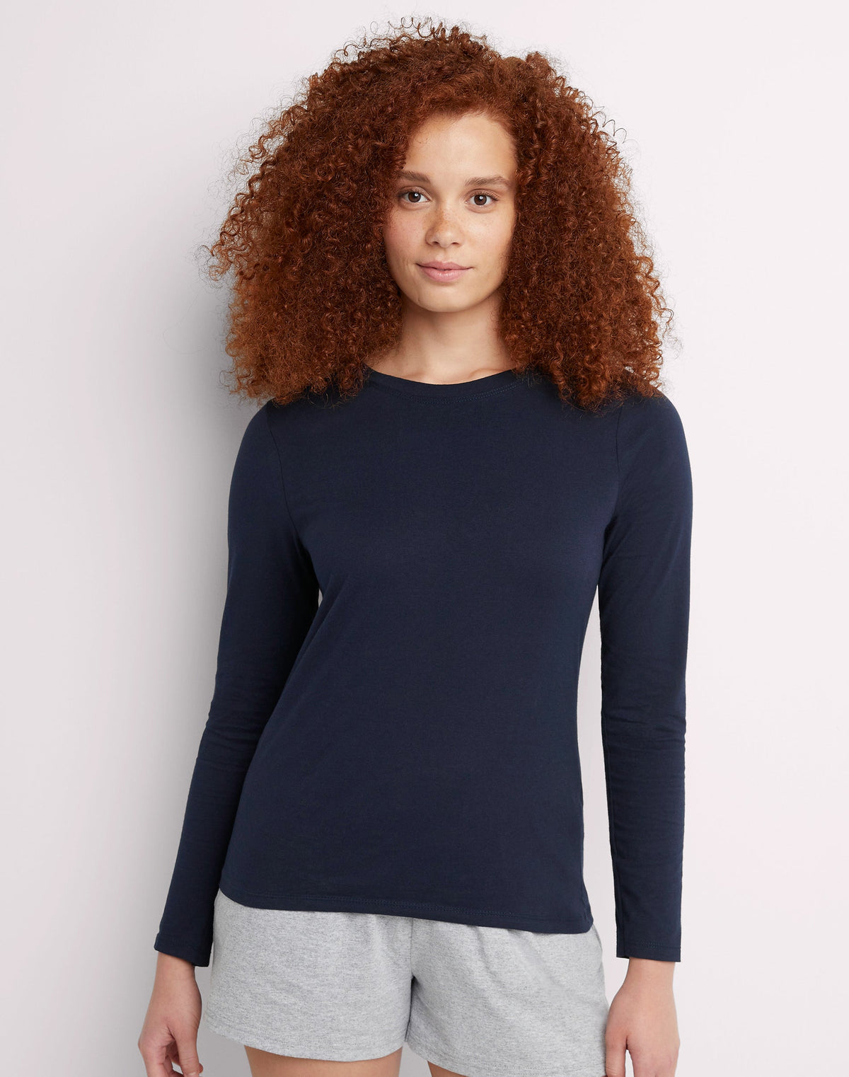 Hanes Women's Long Sleeve Cotton T-Shirt