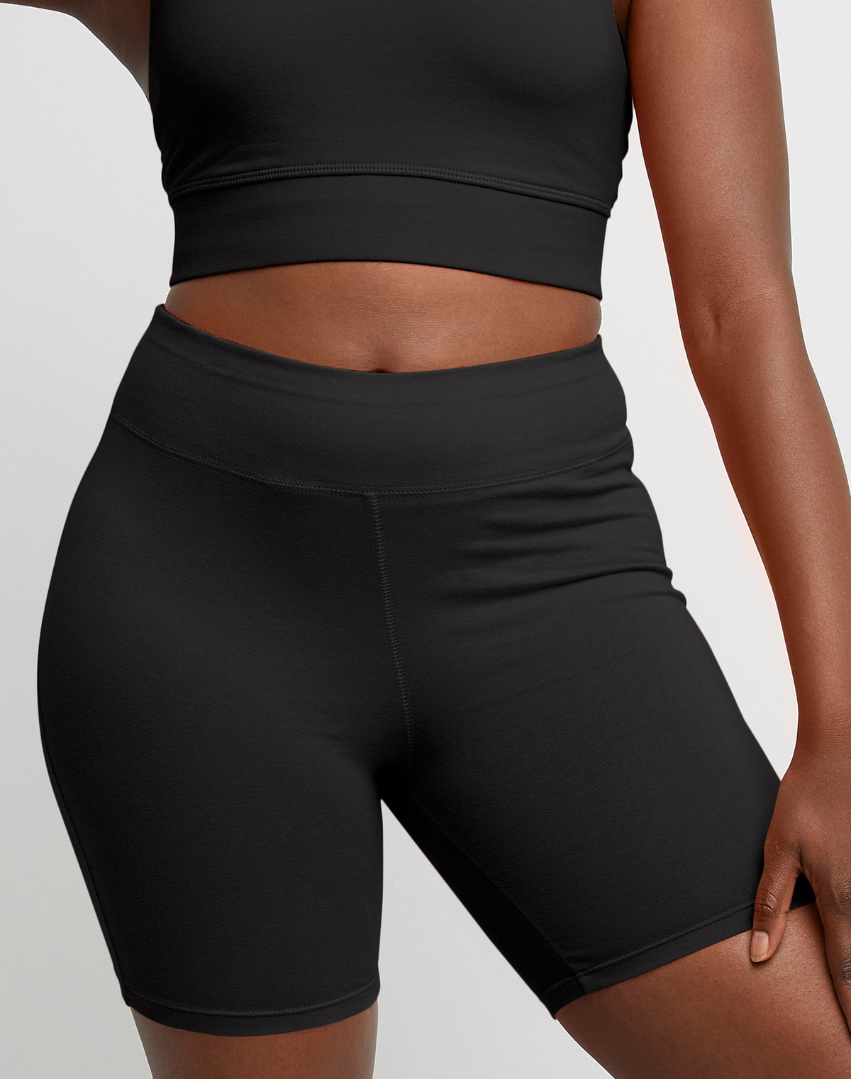 Hanes Women's Stretch Jersey Bike Shorts, 7"