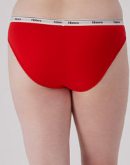Hanes Originals Women's Bikini Underwear, Breathable Stretch Cotton, 6-Pack