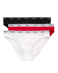 Hanes Originals Women's Bikini Underwear, Breathable Stretch Cotton, 3-Pack