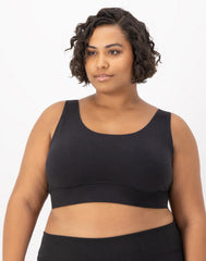 Hanes Originals Women's Longline Bralette (Plus Size)