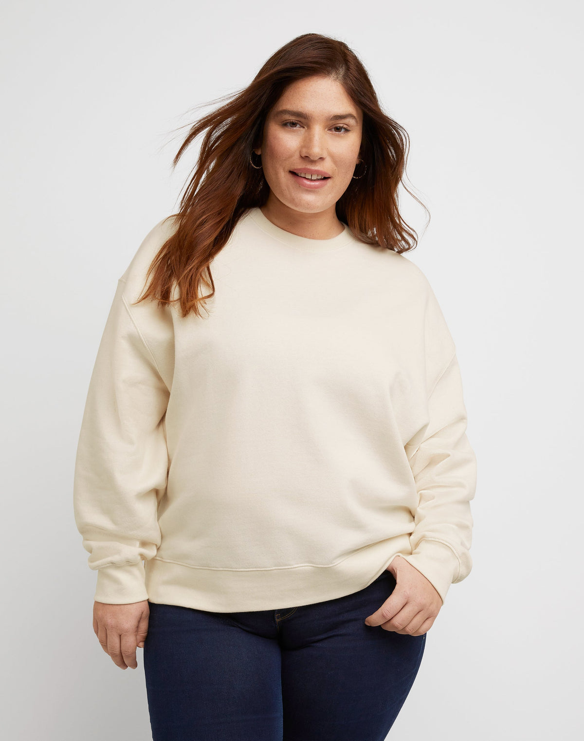 Hanes Originals Women's Fleece Sweatshirt (Plus Size)