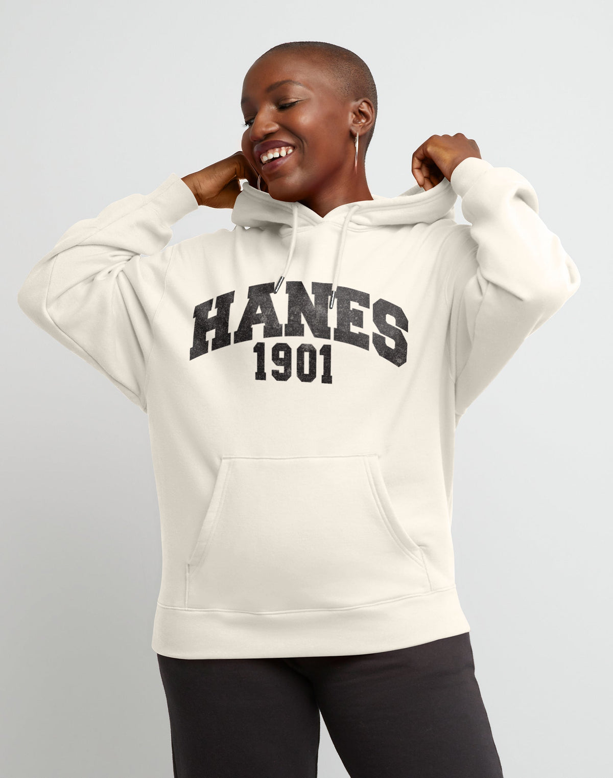 Hanes Originals Women's Fleece Hoodie, Hanes 1901