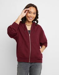 Hanes Originals Women's Fleece Zip-Up Hoodie
