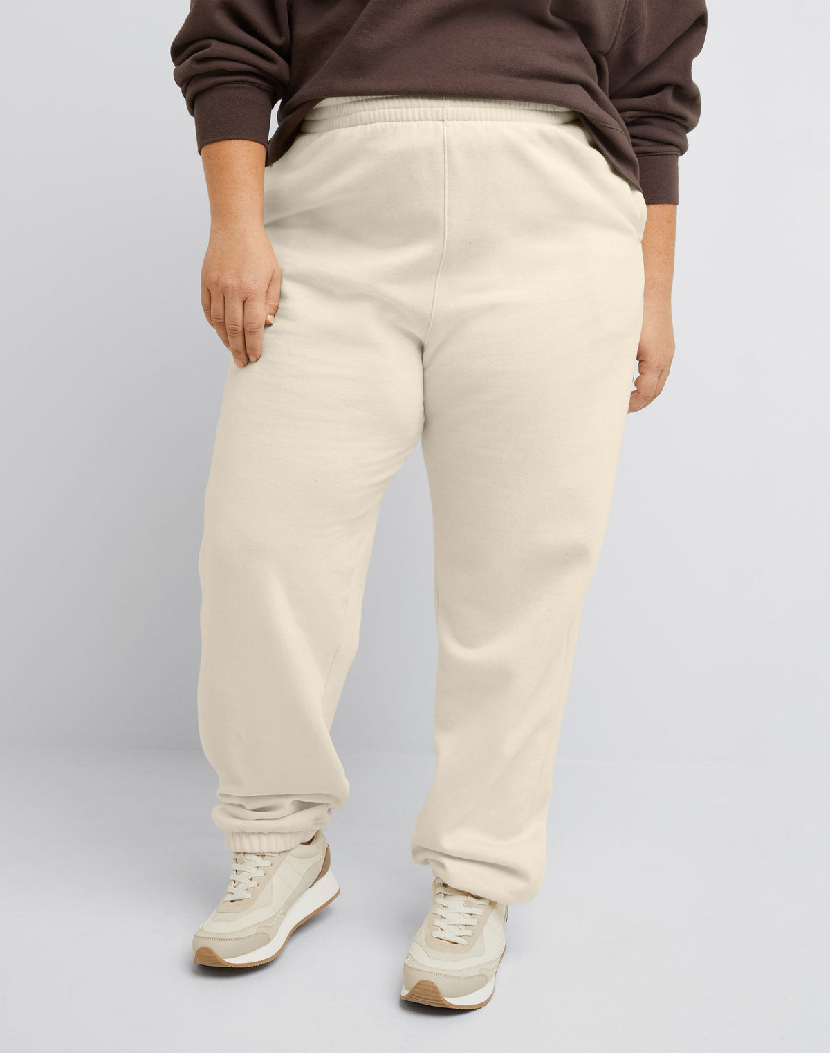 Hanes Originals Women's Fleece Joggers, 30" (Plus Size)