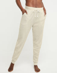 Hanes Originals Women's Waffle Knit Lounge Joggers, 30"