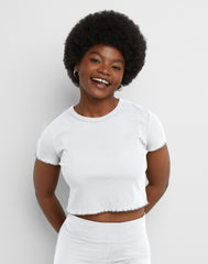 Hanes Originals Women's Rib Cropped T-Shirt