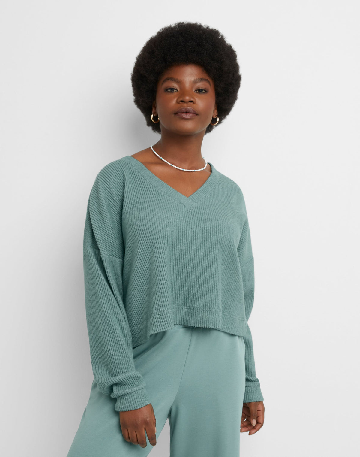 Hanes Originals Women's Ottoman Crop Top