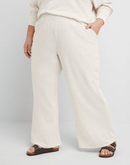Hanes Originals Women's Fleece Palazzo Pants, 28.5" (Plus Size)