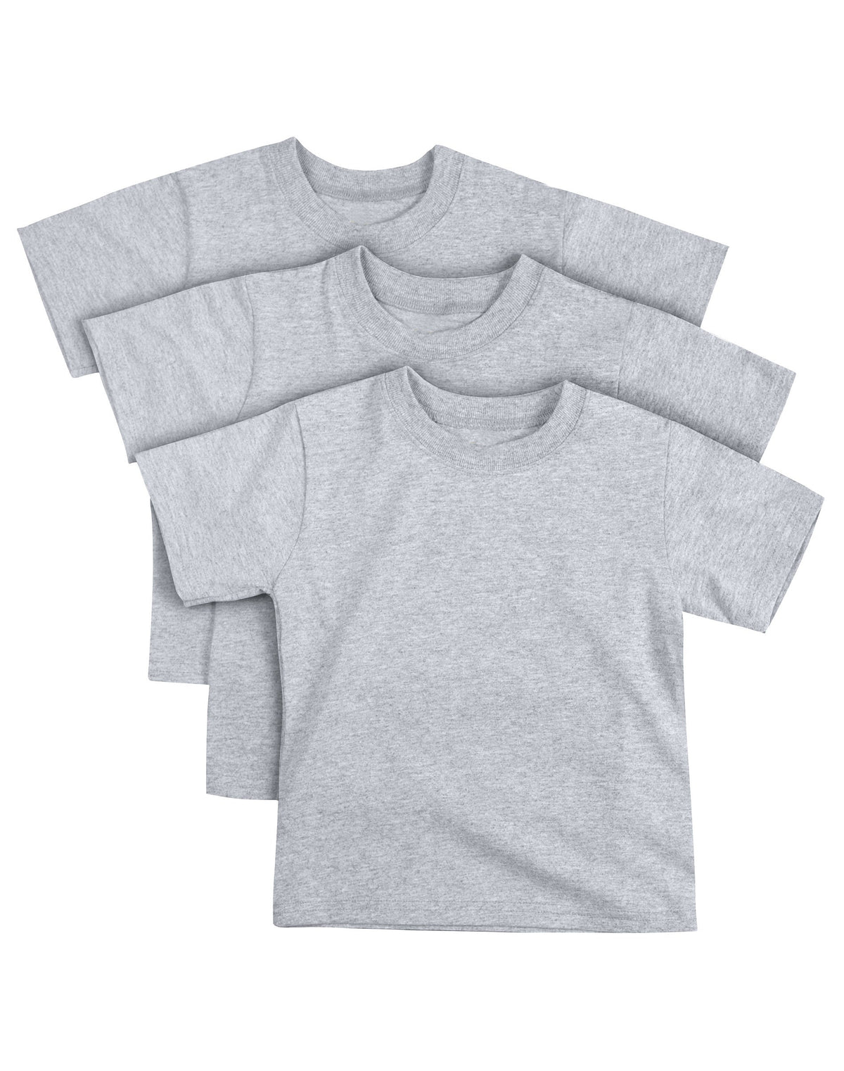 Hanes Essentials Toddler Cotton T-Shirt, Boys & Girls, 3-Pack