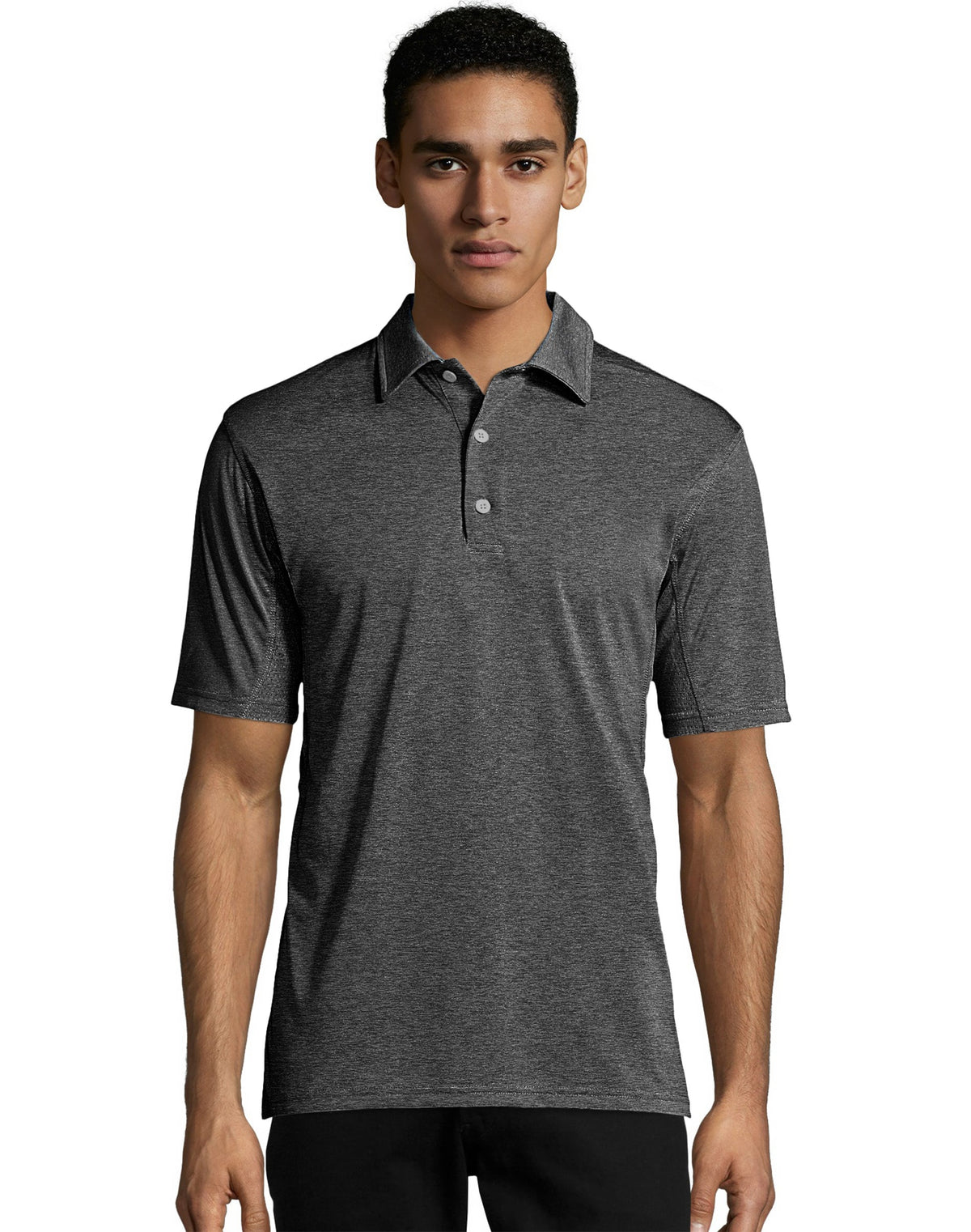 Hanes Sport Men's Heathered Performance Polo