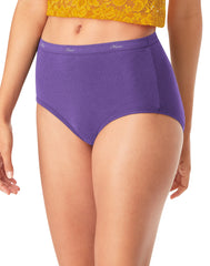 Hanes Cool Comfort Women's Cotton Brief Underwear, 5-Pack (Plus Size)
