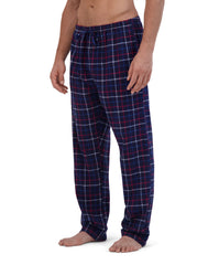 Hanes Men's Flannel Pajama Set, Notch Collar