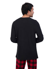 Hanes Men's Fleece Pajama Set, X-Temp
