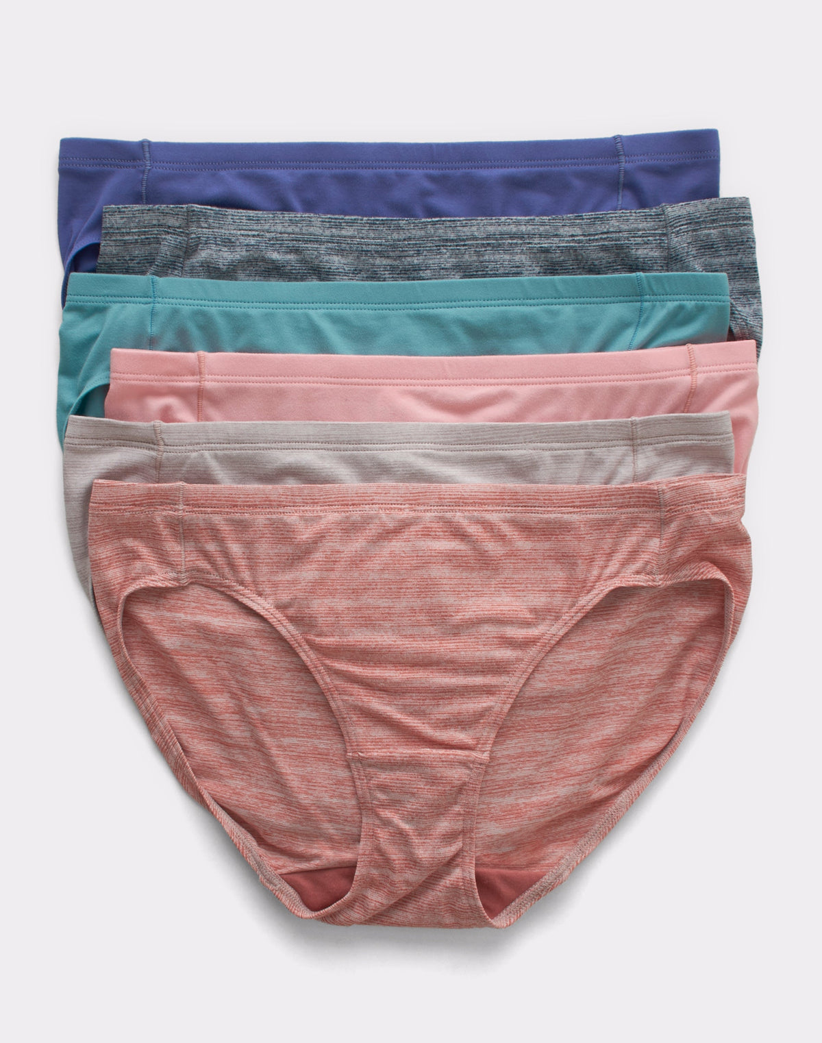 Hanes Pure Comfort Women’s Microfiber Bikini, 6-Pack