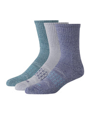 Hanes Absolute Active Men's Cushioned Crew Socks, Shoe Sizes 6-12, 3-Pairs