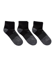 Hanes Absolute Active Men's Cushioned Ankle Socks Pack, 3-Pack, Moisture Wicking
