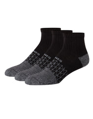 Hanes Absolute Active Men's Cushioned Ankle Socks Pack, 3-Pack, Moisture Wicking