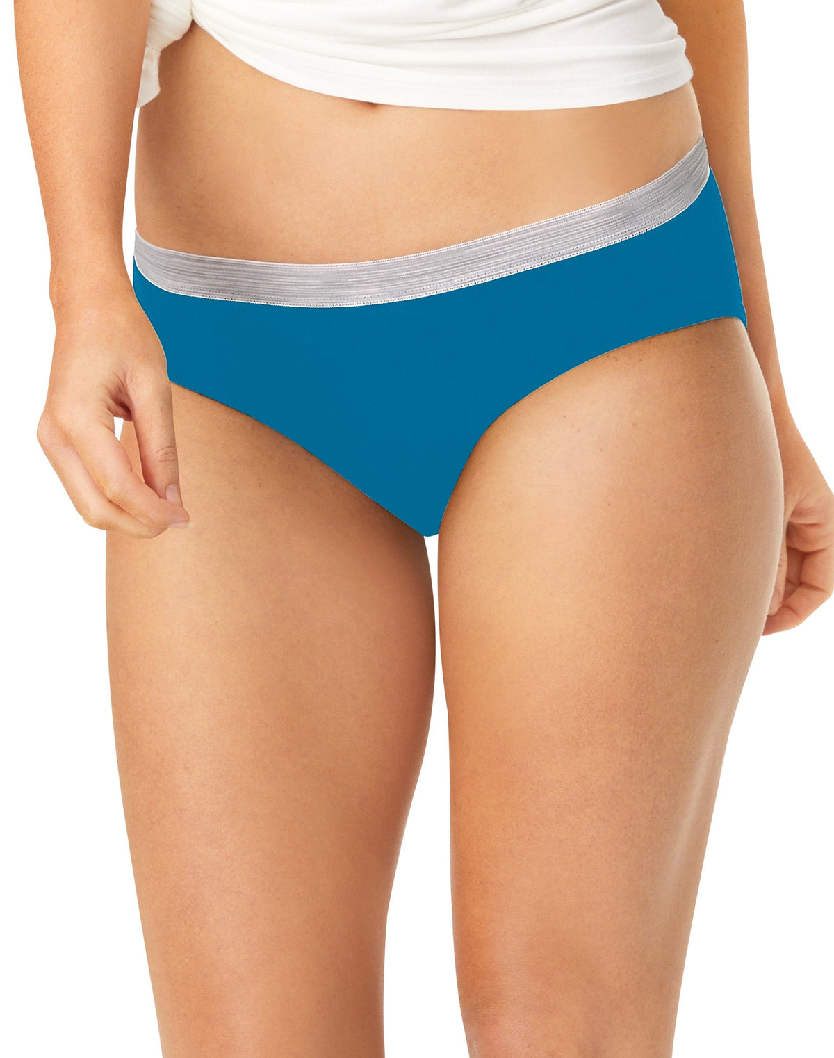 Hanes Women's Cotton Hipster Underwear, Moisture Wicking, 6-Pack